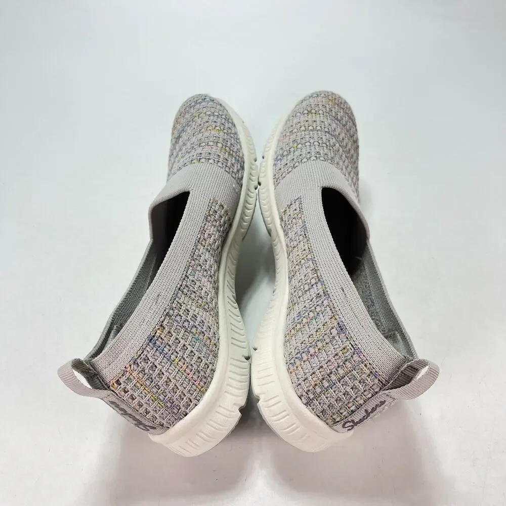 Skechers Be Cool Sherbet Skies Grey Multi Slip On Shoes 100367 Women's Size 7.5